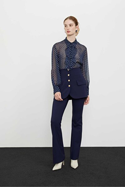 Roman Etekli Pantolon Lacivert K2412054_015