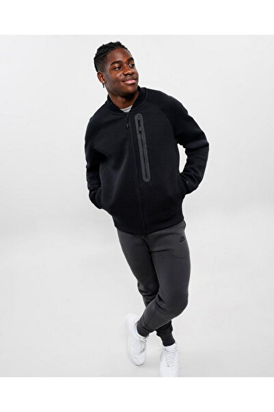 Nike Tech Fleece N98 Jacket Erkek Siyah Sweatshirt /B.S