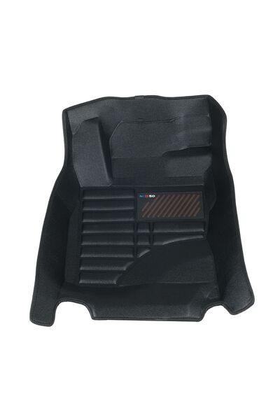 neo5d Honda Civic FE1 2022-Günümüz Siyah Havuzlu Dikişsiz (press) Deri Paspas