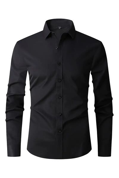 NO4 ΠΟΥΚΑΜΙΣΟ ΣΑΤΕΝ ΟΜΑΔΙΚΟ ΦΟΡΕΜΑ SLIM FIT CUT