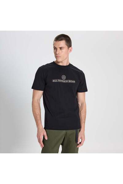 WRANGLER All Terrain Gear Regular Fit Normal Kesim Bisiklet Yaka %100 Pamuk S...