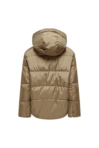 ONLY Ανοιχτό καφέ Γυναικείο Παλτό ONLSELIN PUFFER JACKET OTW