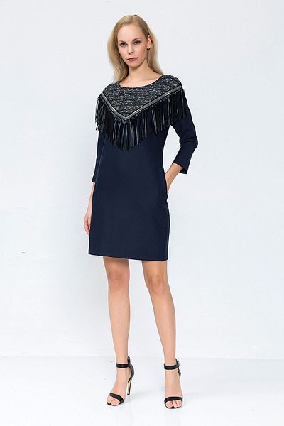 GAJA ROCHIE CU ciucuri cu buzunare laterale detaliate tricotate GJ19W3771