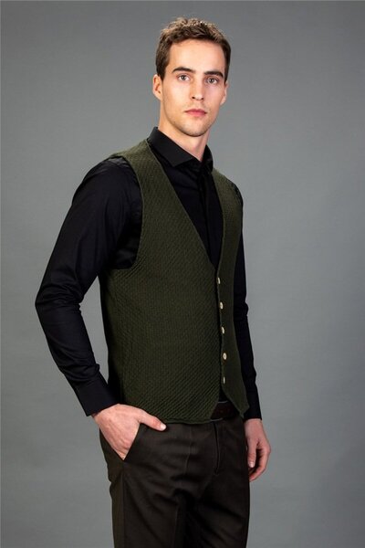 Tudors Ανδρικό Πράσινο Γιλέκο - YL180001-48