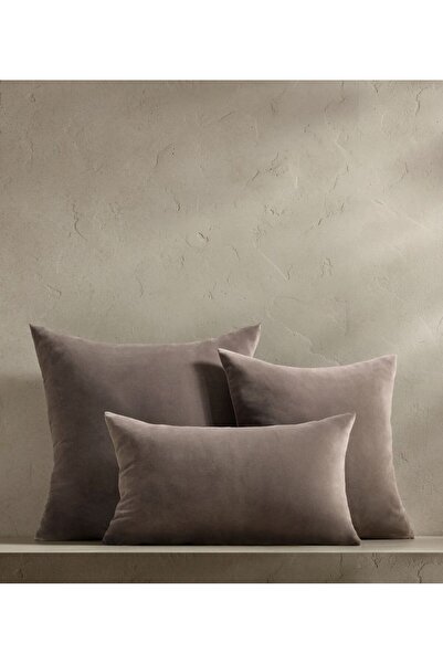 Belomia Home Collection Plain Velvet Texture Throw Pillow Cover |   Punch Pil...