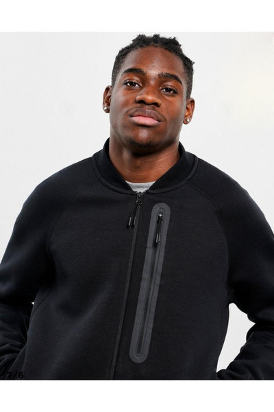 Nike Tech Fleece N98 Jacket Erkek Siyah Sweatshirt /B.S