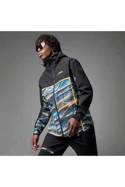 adidas Ανδρικό μπουφάν National Geographic με μαύρη κουκούλα