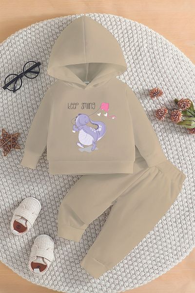 ADABEBEK Premium Keep Smiling Style Printed Bottom Top Baby Suit 22421