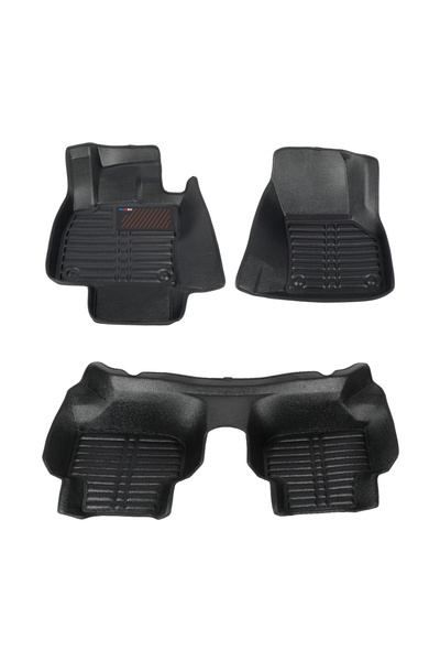 Mega Oto Market 5d Dikişsiz (PRESS) Deri Havuzlu Paspas Siyah Volkswagen Pass...