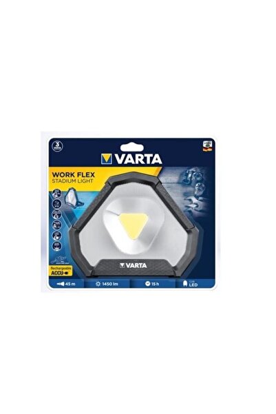 Varta Lanterna LED de lucru Work Flex Stadium Light, rechargeable, 1450 lm, I...