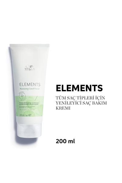 Wella Professionals Elements Tüm Saç Tipleri İçin Yenileyici Saç Kremi 200 ML