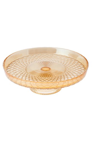 Dania Glass cake stand, base size 30 cm height 10 cm