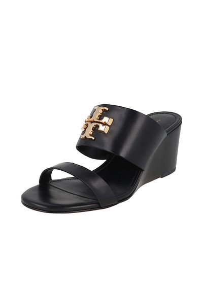 Tory Burch Everly 65MM Wedge Black Sandals 81616