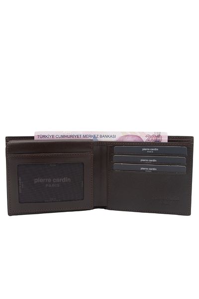 Pierre Cardin Brown Leather Men's Wallet 22060W18