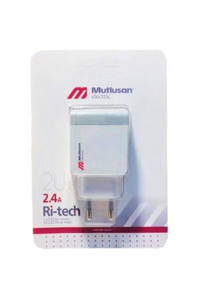 Genel Markalar Ri-Tech USB Şarj Adaptörü 2'li 2.4Ah