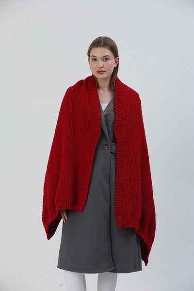 Sheilar Brass Knit Knitwear Shoulder Shawl