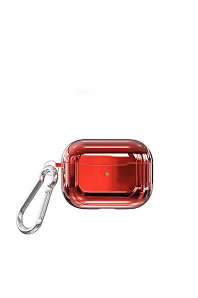 UnDePlus Apple Airpods Pro Kılıf Silikon Koruma Kılıf Airbag 06 Silikon Kırmızı