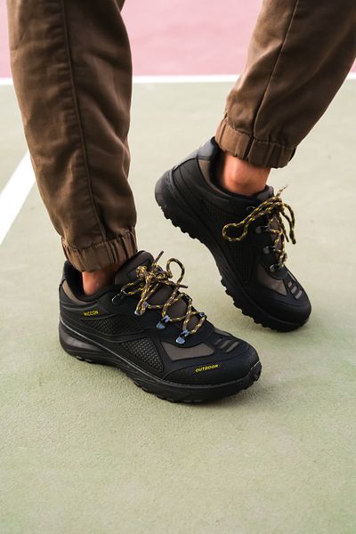 Riccon Khaki Unisex 3d Rubber Trekking Shoes00128030