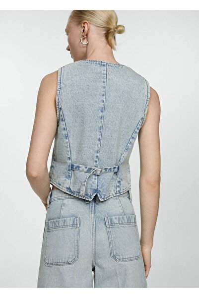 MANGO Woman Джинсовий жилет для шиття