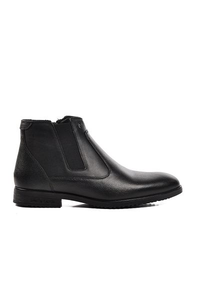 Pierre Cardin 1196063-24K Μαύρο Floater Γνήσιο Δερμάτινο Ανδρικές Μπότες