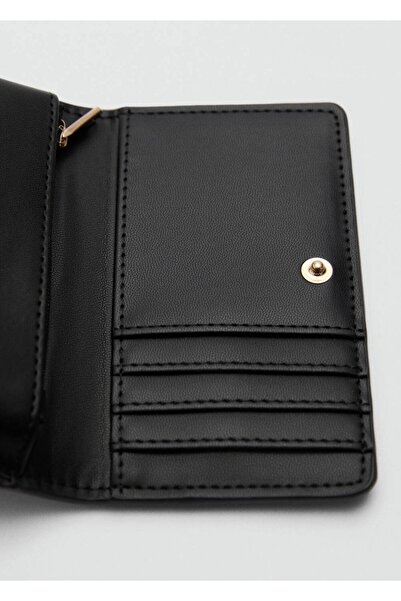 MANGO Woman Geldbörse im Krokodilleder-Look