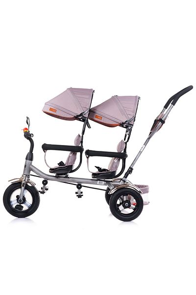 Chipolino Tricicleta gemeni Chipolino 2Play humus