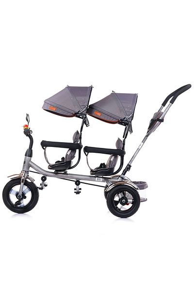 Chipolino Tricicleta gemeni Chipolino 2Play platinum