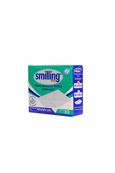 Smilling Pet Smilling Ped 60x90 Cm Kedi Köpek Çiş Pedi 30 Adet ( 39-40 Gr) (SÜPER EMİCİ DOKU)