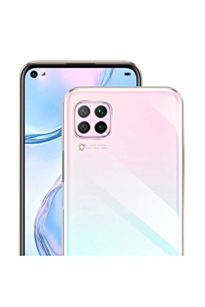 MOBAX Huawei P40 Lite Kılıf Şeffaf Silikon Hibrit Case Renksiz Renksiz