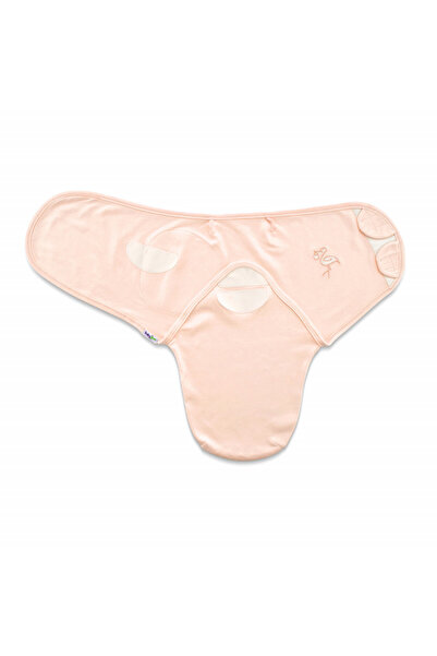 Evelise Sistem de infasare din bumbac 0-3 luni BabyJem Swaddle (Culoare: Somon)