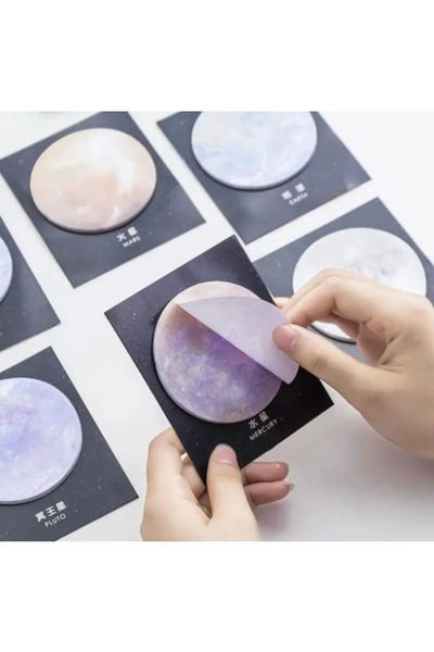 NaSaDAN Gezegenler Postit Not Kağıdı 1 Adet 30 Yaprak