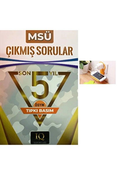 paraf yayınları MSÜ Son 5 Yıl Çıkmış Sorular / Kolektif / IQ Yayınları / 9786...