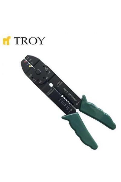 TROY 24005 Kablo Sıyırma-pabuç Pensesi 200mm