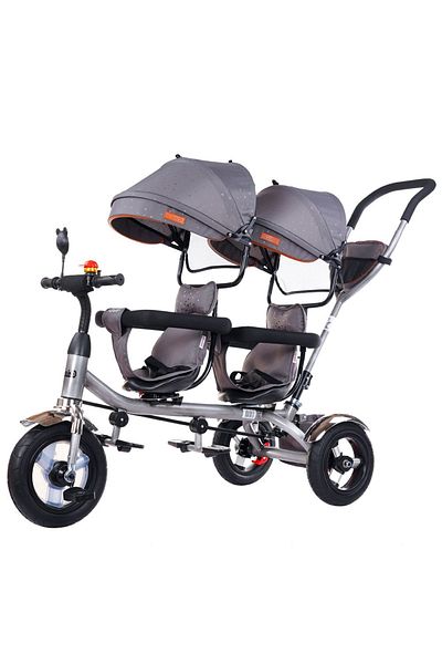 Chipolino Tricicleta gemeni Chipolino 2Play platinum