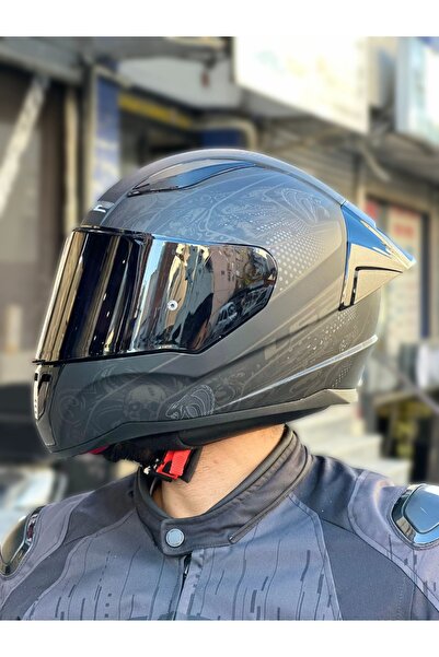 LS2 RAPID CRYPT 2 MAT SİYAH KASK - SİYAH VİZÖR