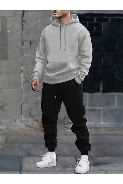 EFFRENATU Μοντέρνα ρούχα Unisex Oversize Σετ αθλητικών