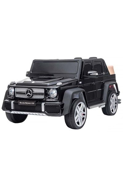 Chipolino Masinuta Chipolino SUV Mercedes Maybach G650 black cu scaun din piele si roti EVA