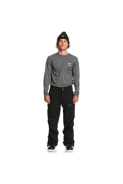 Quiksilver Men's Snowboard Pants Utility Pt Black Ski/Snowboard Wear Men