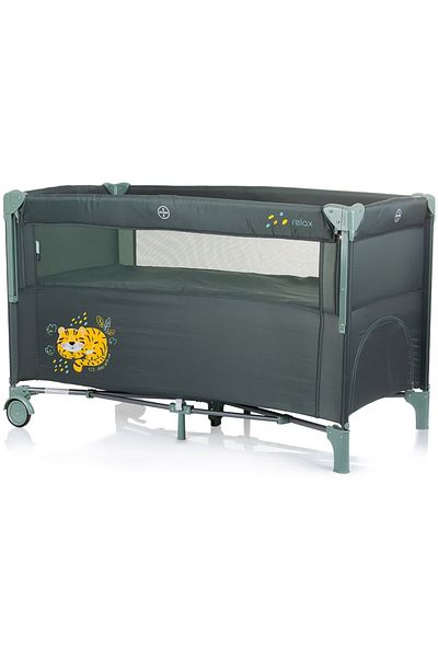 Chipolino Patut pliabil Chipolino Relax pastel green cu laterala culisanta