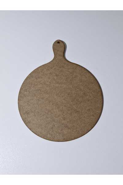 Sözen Home Design Wooden Paintable Round Presentation Board Kitchen Decor, Wa...