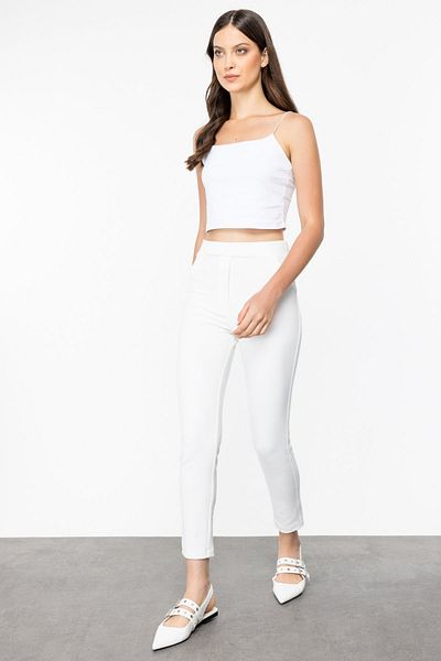 ON Ecru Women's Leggings Trousers - Skinny Leg