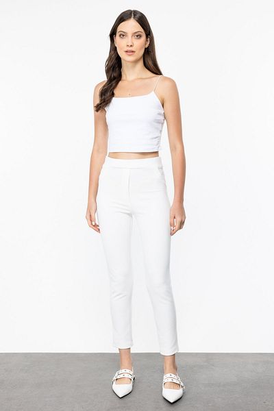 ON Ecru Women's Leggings Trousers - Skinny Leg