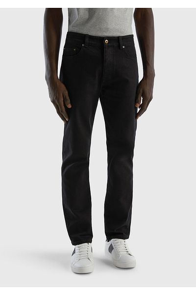 United Colors of Benetton Men's Dark Navy Slim Fit Jean Trousers