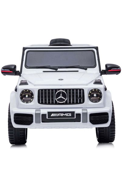 Chipolino Masinuta Chipolino SUV Mercedes G63 AMG cu scaun din piele si roti EVA white