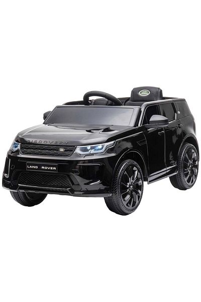Chipolino Masinuta Chipolino SUV Land Rover Discovery cu scaun din piele si roti EVA black