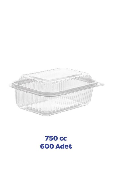 TiriStore Tiri Store Lid 750 Cc High Lid Leak Proof Plastic Container 600Pcs Clear