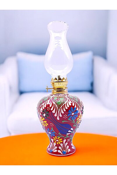 sharpart Sharp&art Çini El Işlemesi Dekoratif Gaz Lambası