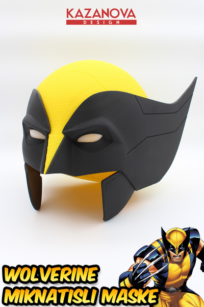 Kazanova Design Wolverine Mıknatıslı Giyilebilir Maske