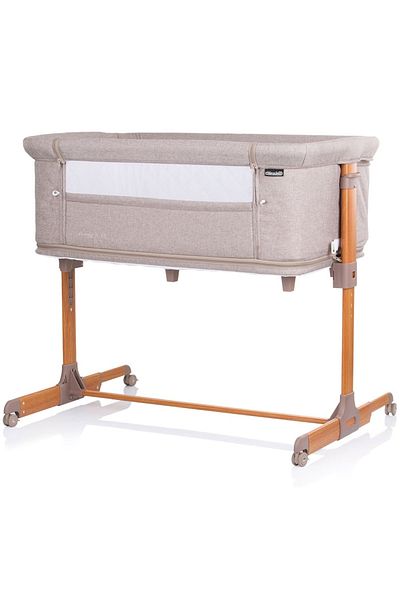 Chipolino Patut Co-Sleeper si Tarc Chipolino Mommy 'n Me lemn bej