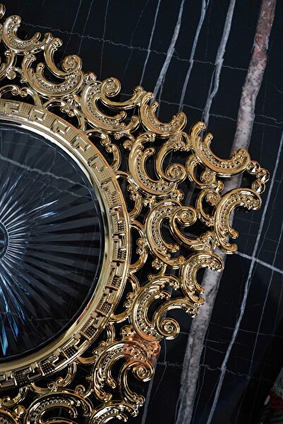 Ahinur Mutfak 6-Piece Gold Supla American Service Set